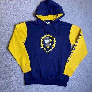 Blizzard Entertainment Hoodie World Of Warcraft Mens Medium Blue Alliance NWT